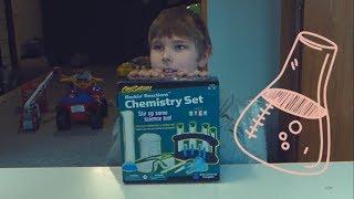 Cam with cool chemistry set experiment