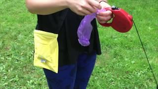 Dog Poop Bag Carrier - An Easy Solution To Walking With Dog Waste by Coddled Canine