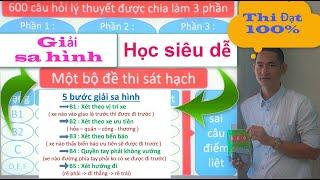 600 câu hỏi lý thuyết lái xe ô tô ( Phần sa hình câu 544 - câu 600 ) - Thầy Tâm