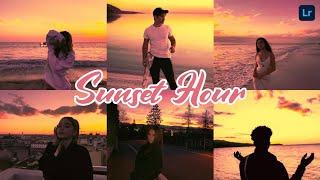 Sunset Hour - lightroom mobile presets free dng | sunset presets | how to edit sunset photo