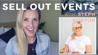 How To SELL OUT Your WORKSHOP  | EVENT PLANNING TIPS with Steph Gorton from House of Hobby