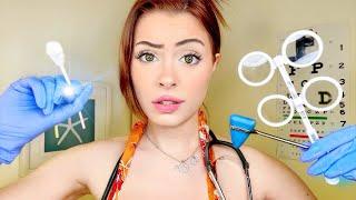 ASMR The UNPROFESSIONAL Doctor 🩺 Medical Exam Cranial Nerve, Eye, Ear, Personal Attention