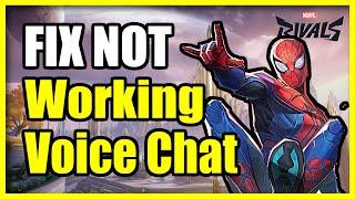 How to Fix Voice Chat & Microphone Not Working in Marvel Rivals (PS5, Xbox, PC)