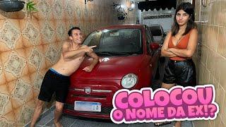 COLOQUEI O NOME DA MINHA EX NO CARRO DA MINHA NAMORADA!!! *TROLLAGEM* ‹ BEM MENININHAS ›