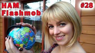 Radio Amateurs from 25 DXCC countries speak Russian | The First Ham Flashmob of YL Raisa