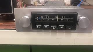 Oldtimer Autoradio Blaupunkt Hildesheim, nur Mittelwelle und Langwelle Funktionstest Bj. circa 1962