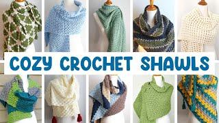 10 Cozy Crochet Shawls (EASY & SO PRETTY!)