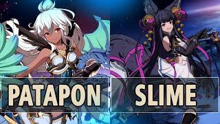 GBVSR: Patapon (Zooey) Vs Slime (Yuel) | High Level Gameplay.