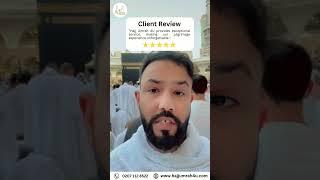 Client Review for Hajj Umrah 4u #trending #shortvideo #shorts #subscribe #umrah #books