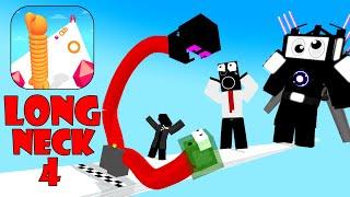 Minecraft Mobs : LONG NECK RUN CHALLENGE 4 - Minecraft Animation