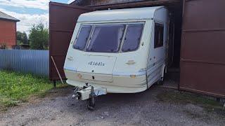 Выходные в караване. Elddis Elf. Сезонное обслуживание и подготовка.