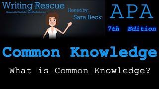 What is Common Knowledge? Episode 7