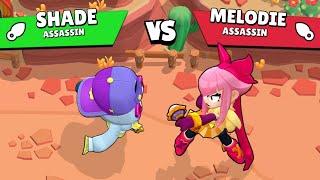 SHADE vs MELODIE | 1vs1 | Brawl Stars