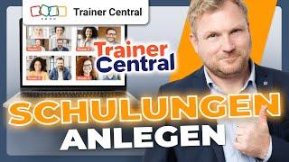 Zoho Trainer Central: Schulungen anlegen