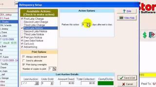 QuikStor Express - Delinquency Settings Explained