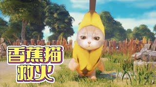 Banana Cat put out the fire