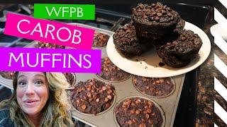 Healthy Carob Muffins  7-Day Healthy Eating Challenge / Nutritarian / WFPB / ETL / Plant Based