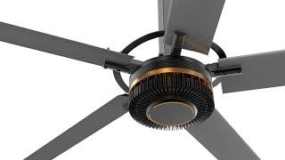 Análisis del flujo descendente de Ventiladores Industriales HVLS