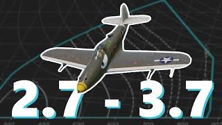 Every 2.7-3.7 Fighter Compared | EM Diagrams Pt.4 | War Thunder