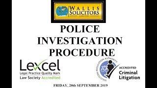 Police Investigation Procedure