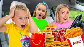 LETTING The Person in FRONT of us DECIDE what we EAT for 24 hours!