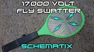 How To: 'SUPERCHARGE' an electric fly swatter to 17k+ volts!