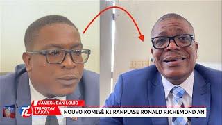 Enstalasyon nouvo komisè Gouvènman Aux Cayes la ki ranplase Ronald Richemond apre yo revokel