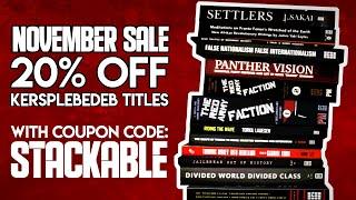 November Sale: 20% off Kersplebedeb Titles