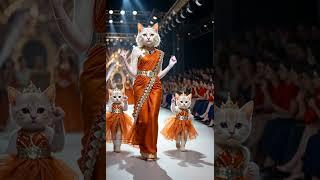 "Royal orange Cat Queen RULES the Runway!  | Cutest Fashion Show Ever!"  Watch Till the End!"