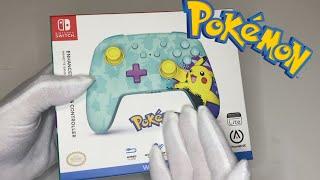 Relaxing Unboxing Pikachu PowerA Nintendo Switch Controller