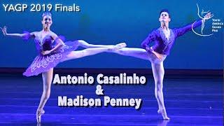 Prix de Lausanne winner Antonio Casalinho & Royal Ballet School's Madison Penney, YAGP 2019 Finals