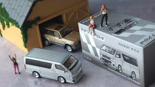 I got a new Masdi. Masdi Toyota Hiace Diecast model. Unboxing Review!