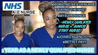 1 YEAR AS A NEWLY QUALIFIED NURSE (UK) | A&E EXPERIENCE | MIGRATING ABROAD OR AGENCY NURSING??