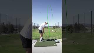 HOW TO HIT A DRAW! Stop slicing the ball with this drill! #golf #golfswing #golfer #birdie #golf