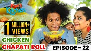 Uma's Kitchen: Chicken Chapati Roll Recipe | இந்த முறை சமைக்கப்போவது Pugazh | EP- 22 | Uma Riyaz