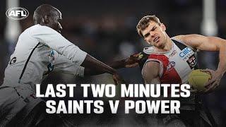 Last Two Minutes | St Kilda v Port Adelaide | Round 16, 2024 | AFL