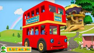 Wheels On The Bus + More Vehicles Rhymes & Songs for Kids