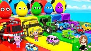 Wheels on the animal bus song | Cartoon network club nursery rhymes & kids songs