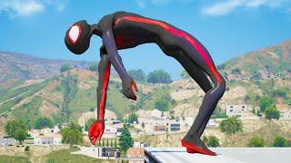 GTA 5 SPIDERMAN x MILES MORALES Ragdolls Compilation Episode 01 (Euphoria Physcis Showcase)