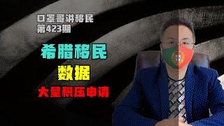 第423期 | 希腊移民数据，申请人太多导致大量积压排队 #希腊移民政策 #希腊购房移民 #希腊黄金签证 #欧洲移民 #绿卡 #出国