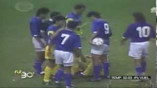 America 3 Cruz Azul 4, Cuartos vuelta, Temp 92-93, Estadio Azteca, 15Mayo1993