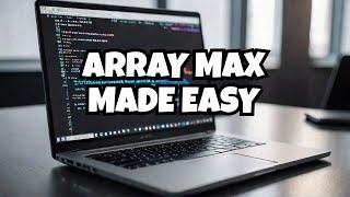 Maximum or Biggest of Numbers in an Array in C++   CPP  Programming Language Tutorial for Beginners