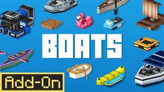 Minecraft's Newest BOATS ADDON is an in-complete MESS!