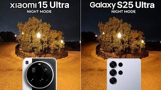 Xiaomi 15 Ultra VS Samsung Galaxy S25 Ultra NIGHT MODE Camera Test