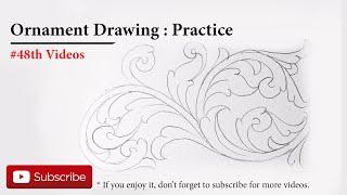 Ornament Drawing : Practice #48th Video