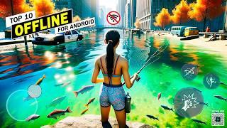 TOP 10 Mejores Juegos SIN INTERNET!! (OFFLINE) Para Android 2024 