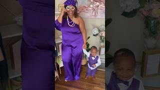 Mommy and Son Coordinating Outfits #mommyandbaby #toddlerstyle #purple #motherhood #motherslove