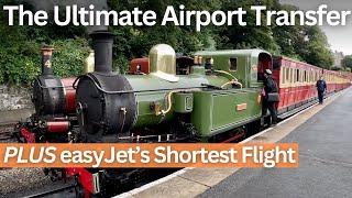 Two Unique Trips Back to Back: Isle of Man Steam Railway and easyJet's Shortest Flight...