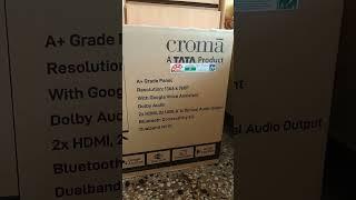 Croma 32 inch smart Android TV new box TV Review