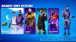 The RAREST Fortnite Edit Styles!